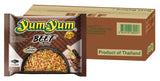 YumYum Beef Flavour Noodles 60G (Case of 10)