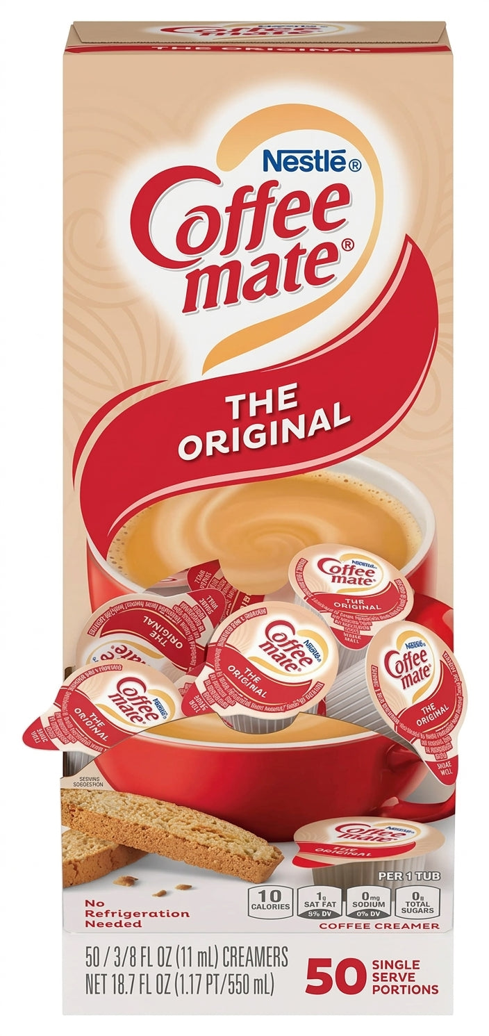 Coffee Mate Single Serve Creamer Original 50s 0.375oz **Expiry Jun 2024**