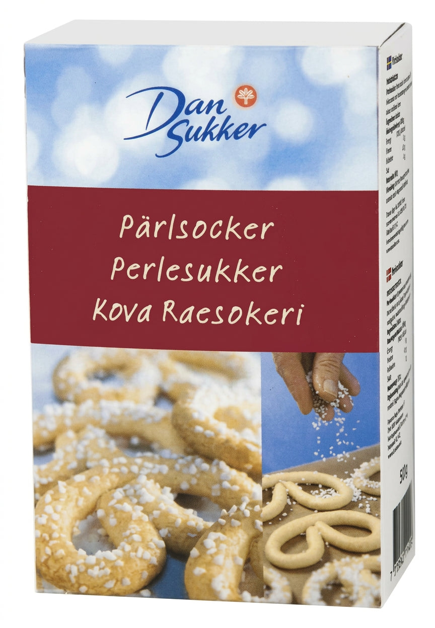 Dansukker Parlsocker – Pearl Sugar 500G