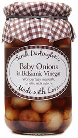 Mrs Darlington Pickled Baby Onions, Balsamic Vinegar 450G