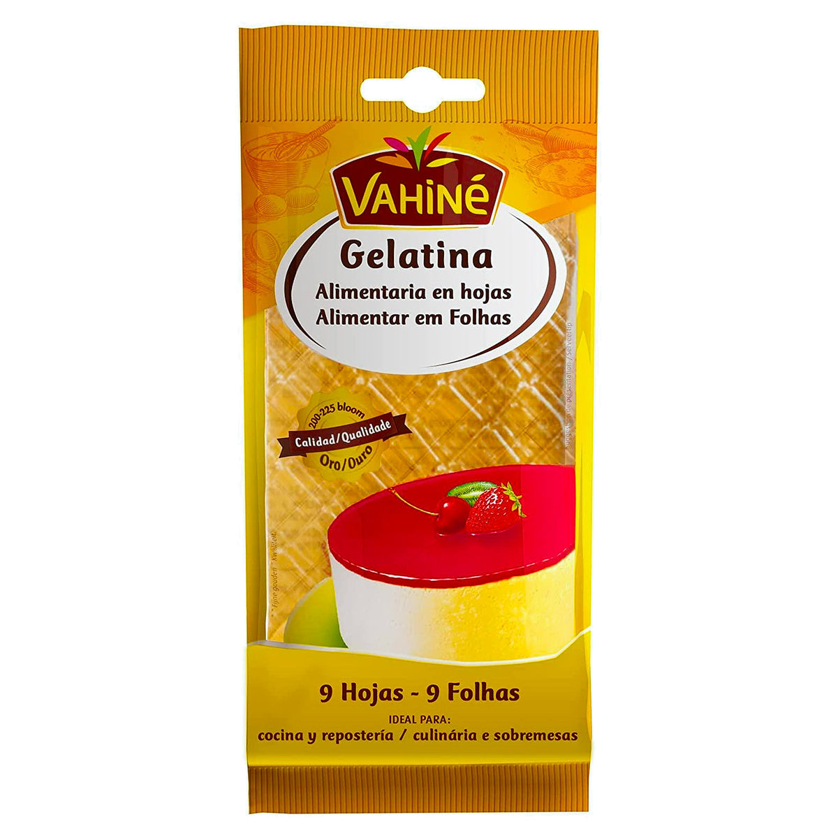 Vahine Gelatine 9 Sheets (17G)