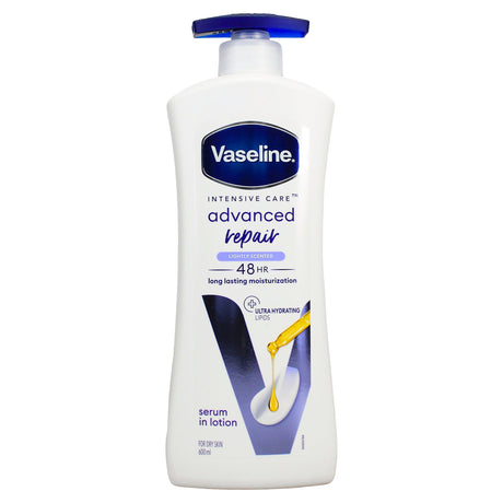 Vaseline Body Lotion Advanced Repair With Pump 600ML