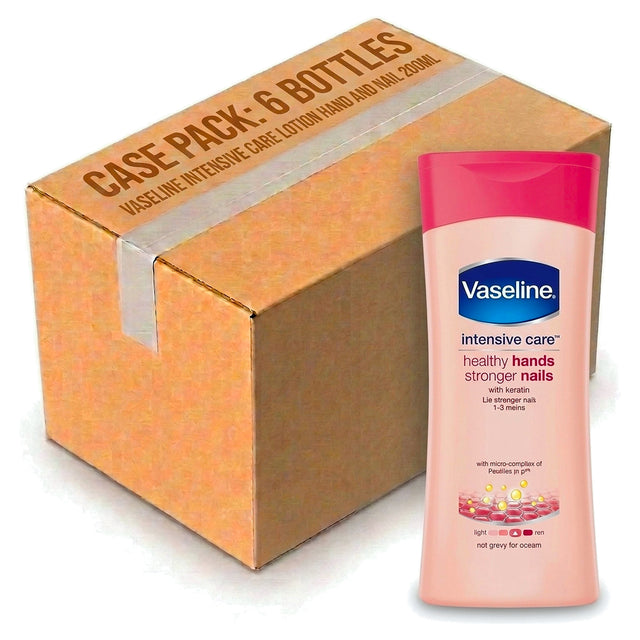 Vaseline Intensive Care Lotion Hand And Nail 200Ml (Case of 6)