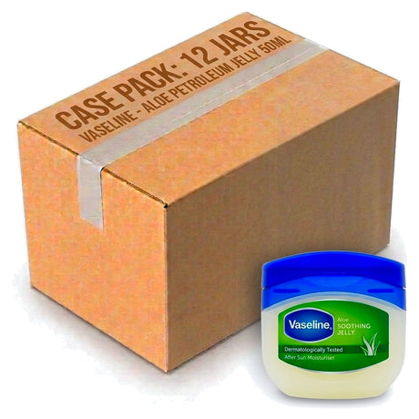 Vaseline Petroleum Jelly Aloe 50ML (Case of 12)