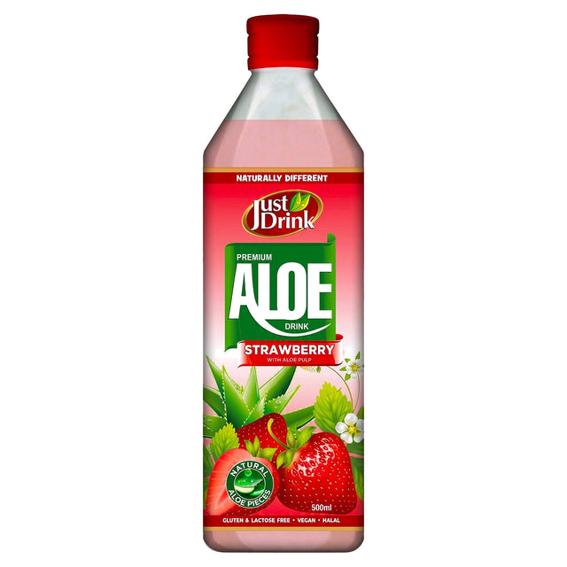 Just Drink Strawberry Premium Aloe Vera 500Ml