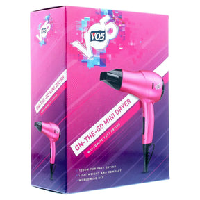 Vo5 On-The-Go 1200W Mini Hair Dryer Uk Plug