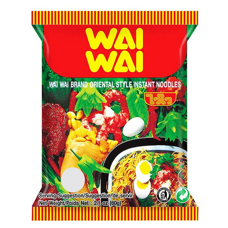 Wai Wai Instant Noodles Oriental Original Flavour 60G
