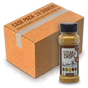 Walker Bay Shakers - Plastic Steak & Chops Seasoning 120G (Case of 24)