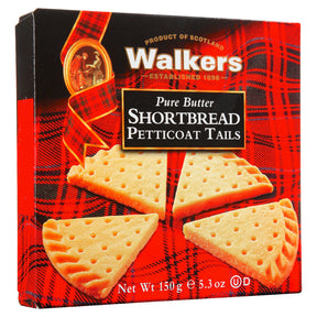 Walkers Pure Butter Shortbread Petticoat Tails - Carton 150G