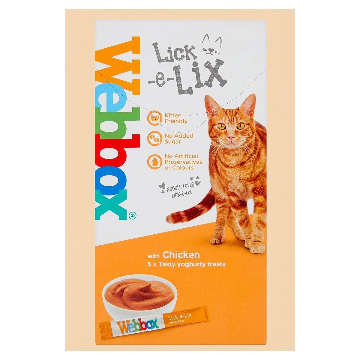 Webbox Cats Lick-e-Lix Chickecn 5s
