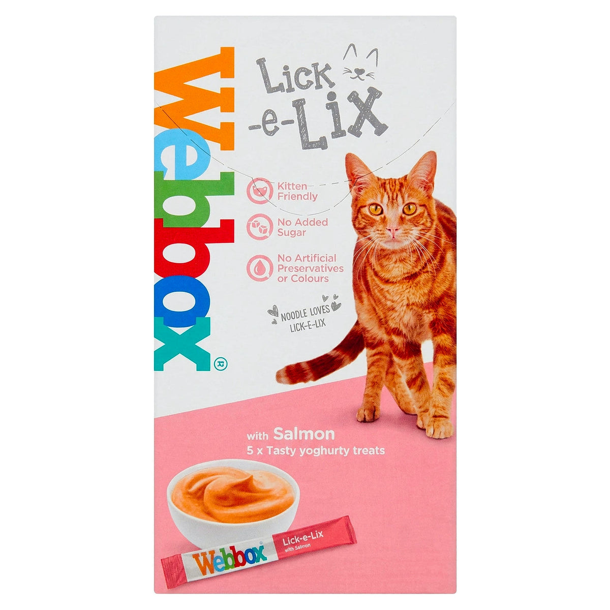 Webbox Cats Lick-E-Lix Salmon 5'S