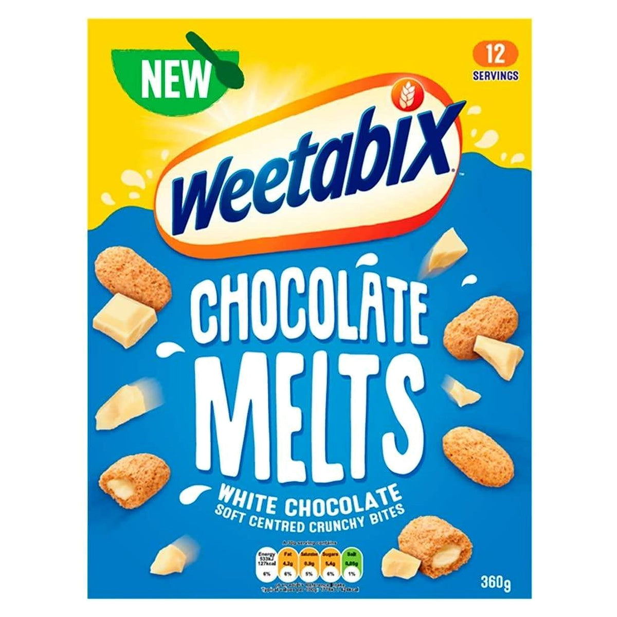 Weetabix Melts White Chocolate 360G