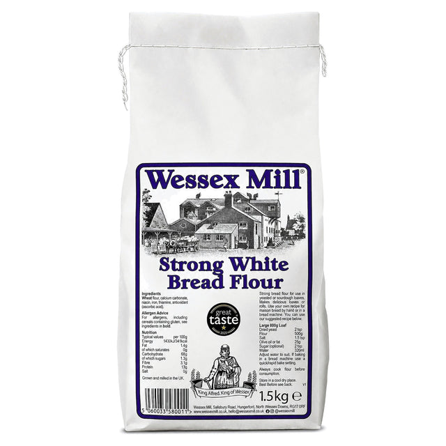 Wessex Mill Flour - Strong White Bread 1.5KG