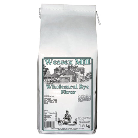 Wessex Mill Flour - Wholemeal Rye Flour 1.5KG