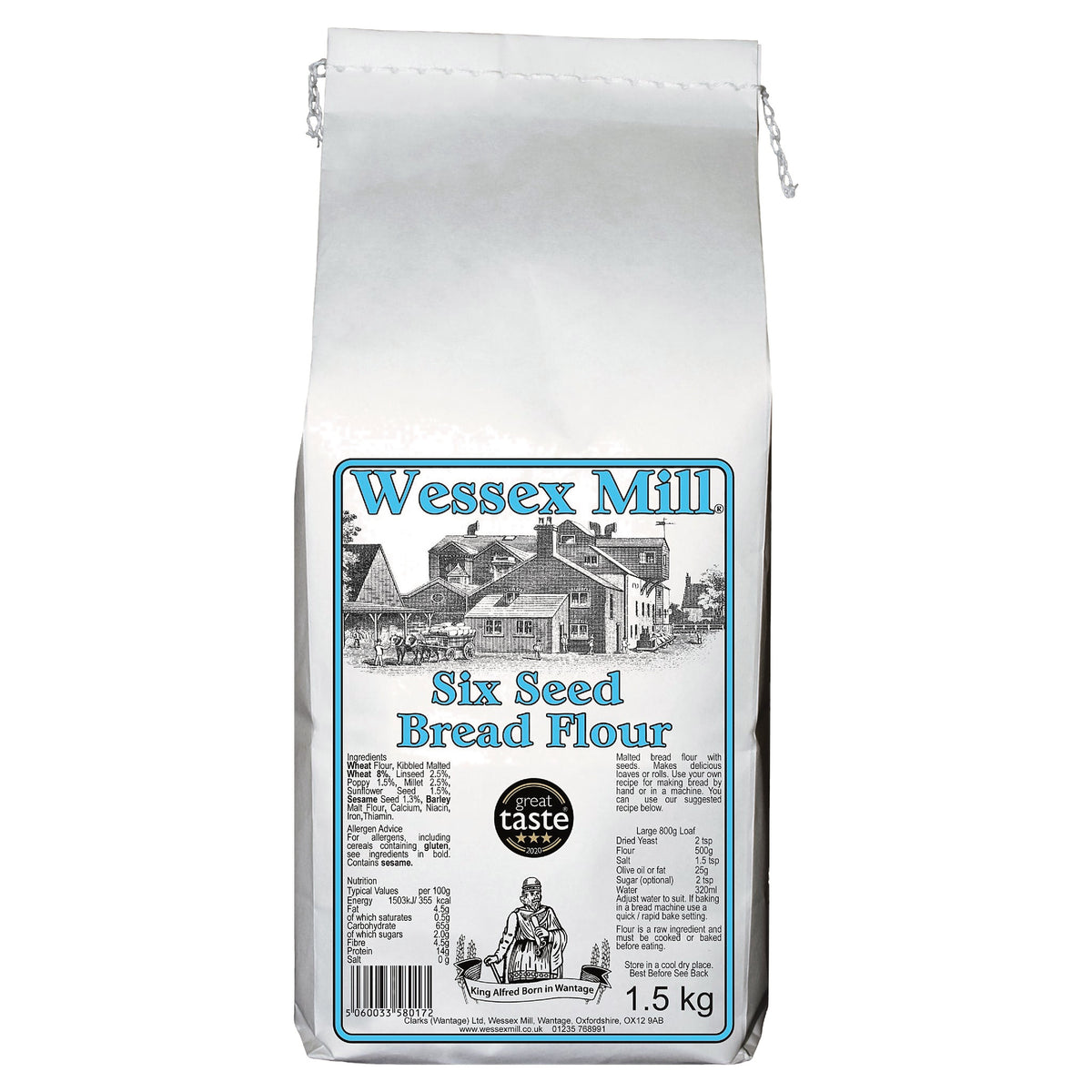 Wessex Mill Six Seed Bread Flour 1.5KG