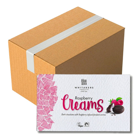 Whitakers Raspberry Fondant Creams 150G (Case of 14)