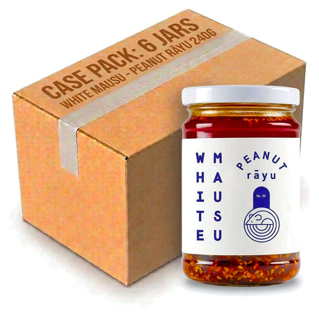White Mausu Peanut Rayu 240G (Case of 6)