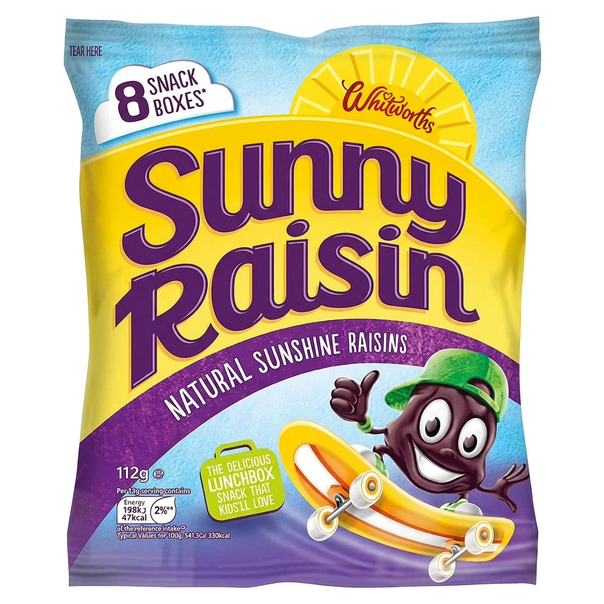 Whitworths Sunny Raisin 8 Pack 112g