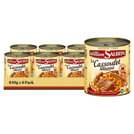 William Saurin Cassoulet 840G (Case of 6)