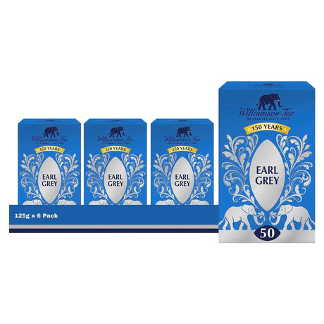 Williamson Tea Earl Grey 50 Teabags (Case of 6)