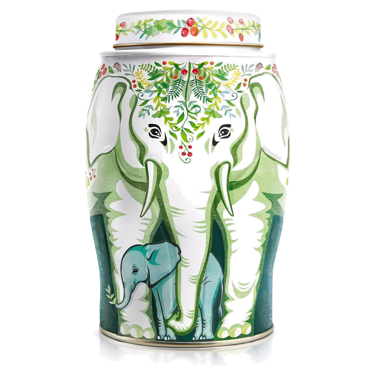 Williamson Tea Winter Wreath Elephant Caddy - 40 Teabags