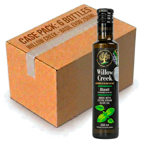 Willow Creek Extra Virgin Olive Oil - Basil 250ml (Case of 6)