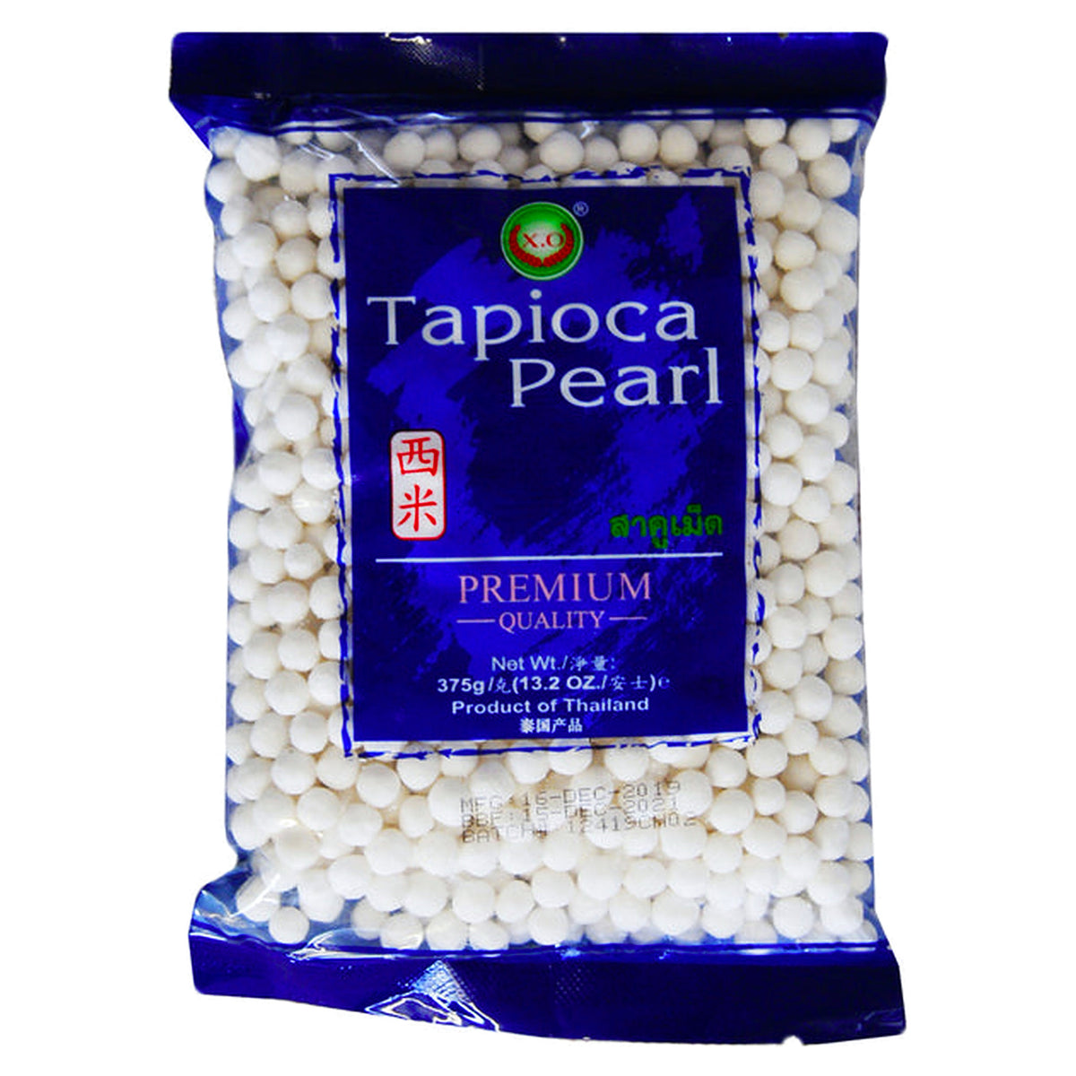 X.O Tapioca Pearl White Large 375G
