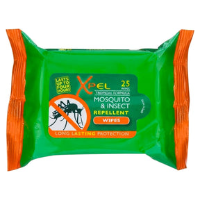 Xpel Mosquito & Insect Repellent Wipes Adult 25'S