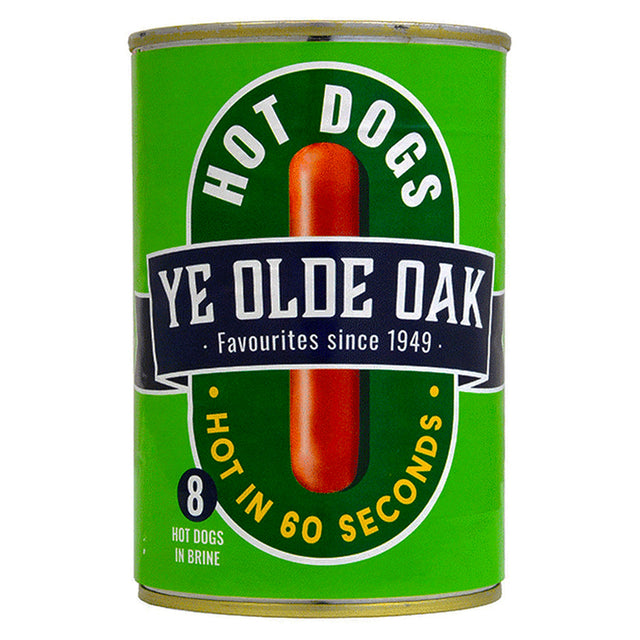 Ye Olde Oak Hot Dogs Tin 400G