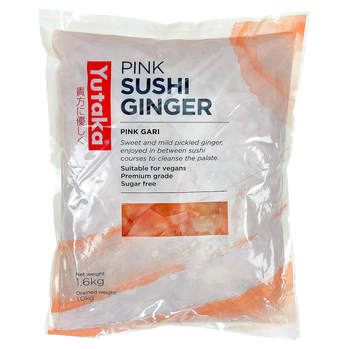 Yutaka Sushi Ginger Pink 1.6KG