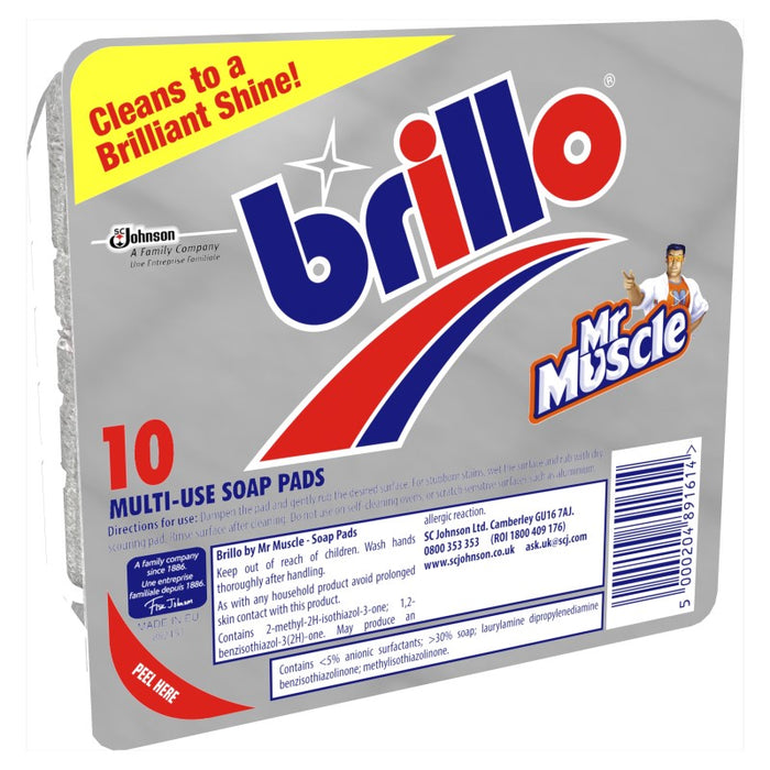Brillo Multi Use Soap Pads 10s