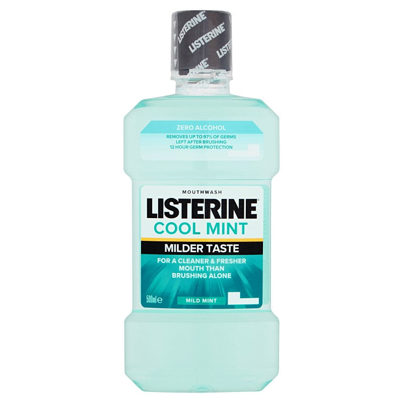 Listerine Mouthwash Cool Mint - Milder Taste 500ML