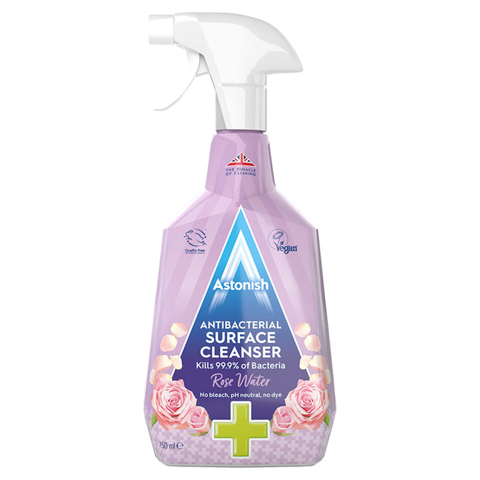 Astonish Antibacterial Surface Cleaner Trigger - Rose Water 750ML
