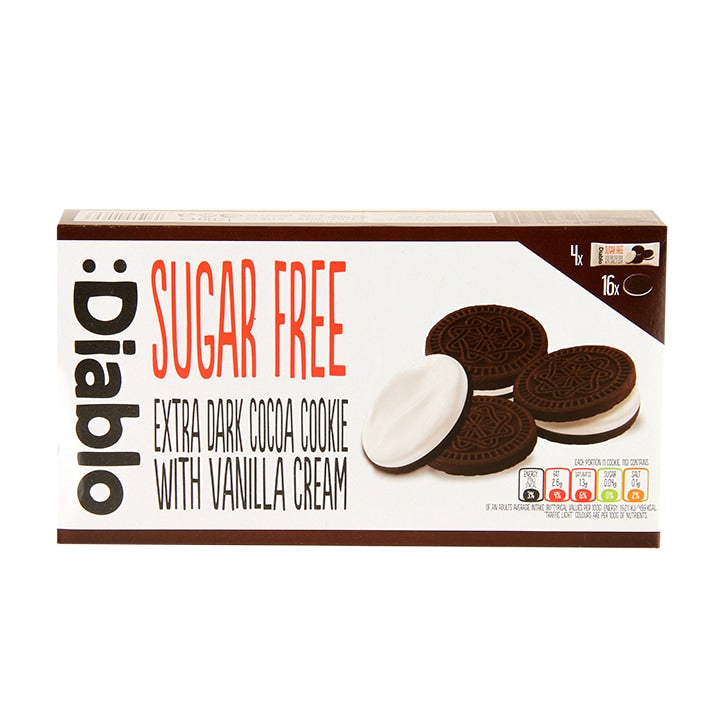 Diablo Extra Dark Cocoa Cookie with Vanilla Cream 176G