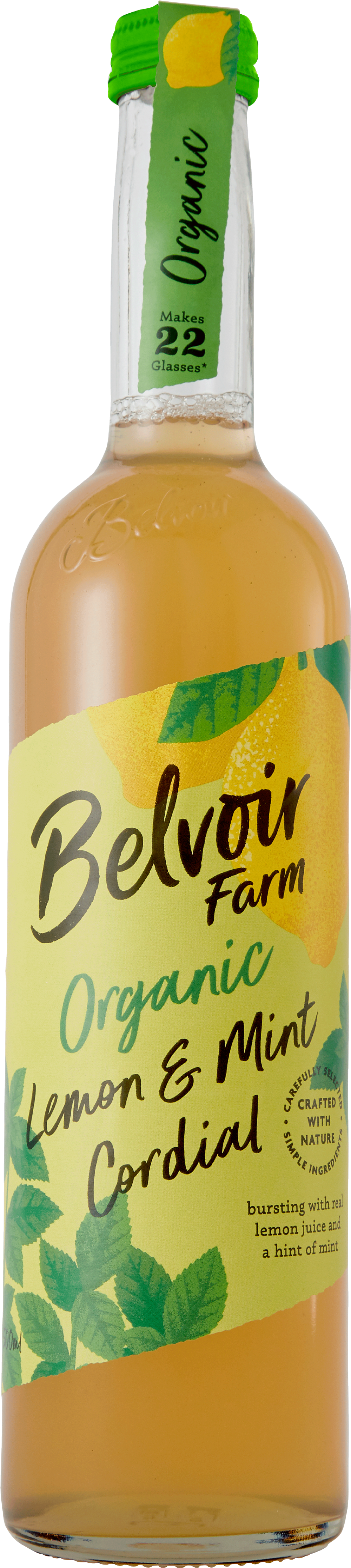 Belvoir Farm Organic Lemon & Mint Cordial 50CL