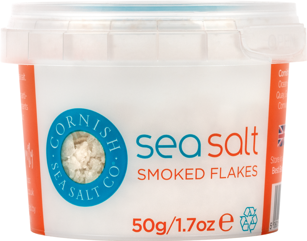 Cornish Sea Salt  Smoked Sea Salt Flakes 50G