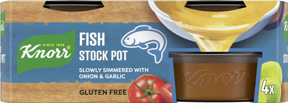 Knorr Fish Stock Pot 4 Pack (112G)