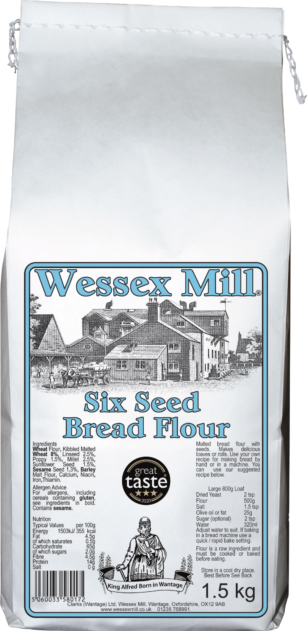 Wessex Mill Six Seed Bread Flour 1.5KG