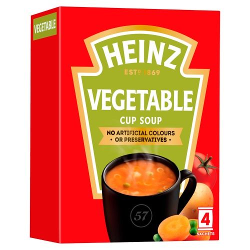 Heinz Cup Soup Vegetable 4x19G