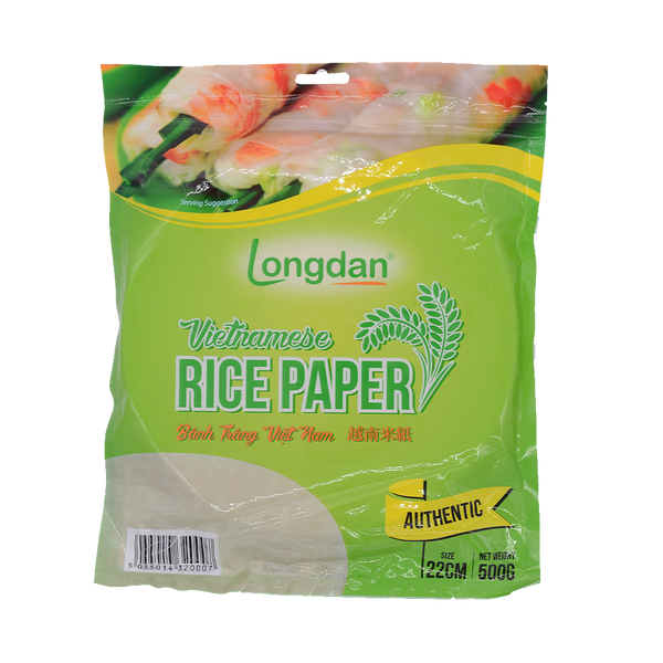 Longdan Rice Paper Round 22cm 500G
