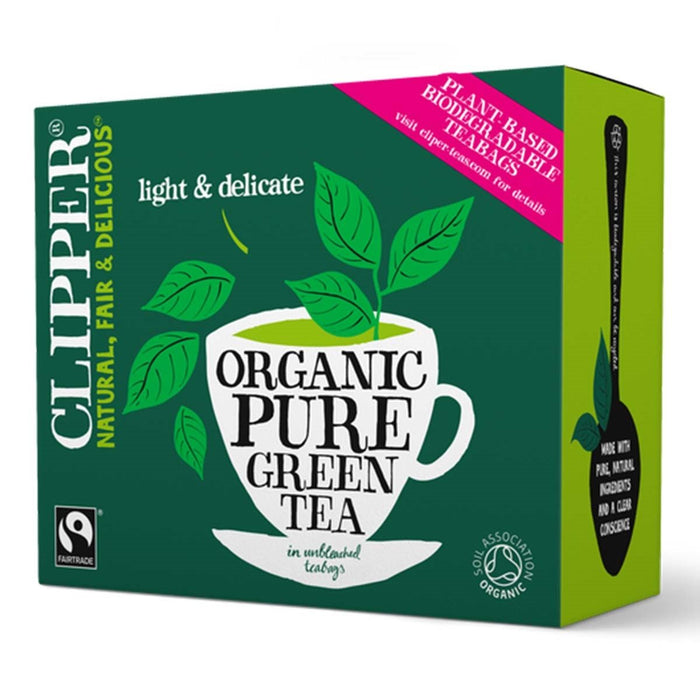 Clipper Organic Pure Green Teabags 80s