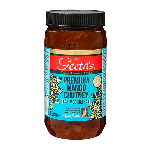 Geeta's Premium Mango Chutney Medium 1.5KG