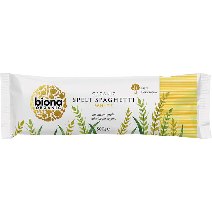 Biona White Spelt Spaghetti 500G