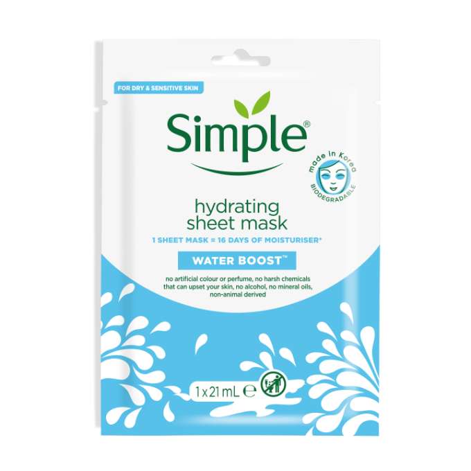 Simple Sheet Mask Water Boost 21ML