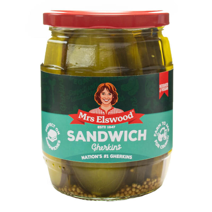 Mrs Elswood Sandwich Slice Cucumbers 540G