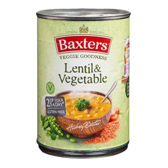 Baxters Lentil And Vegetable Soup 400G