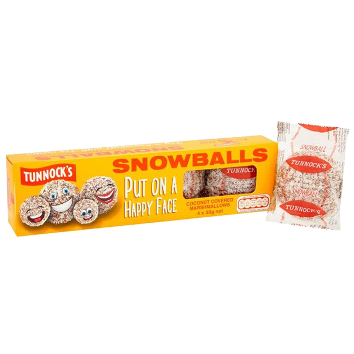 Tunnock's Snowballs 4x30G