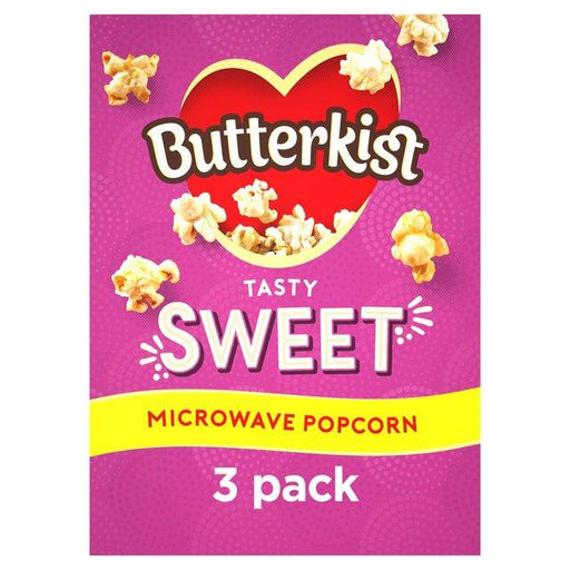 Butterkist Sweet Microwave Popcorn 3X60G - World Food Shop