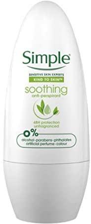 Simple Soothing Anti-Perspirant Deodorant Roll On 50Ml - World Food Shop