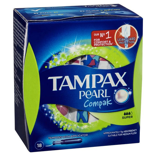 Tampax Compak Pearl Super 18S - World Food Shop